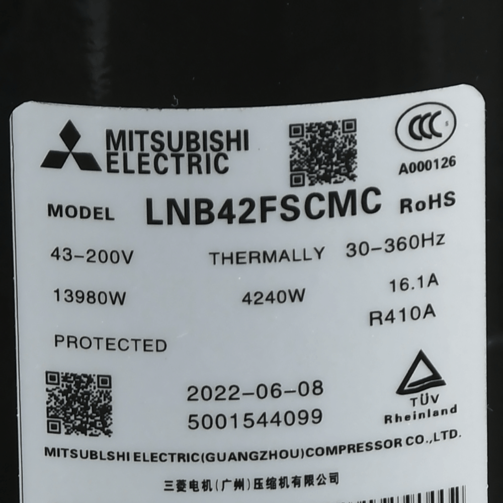 Mitsubishi Compressor LNB42FSCMC